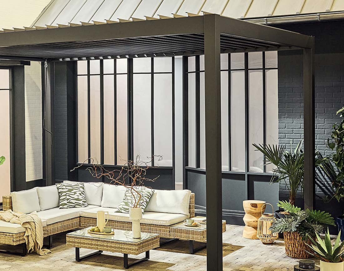 Pergola bioclimatique en aluminium 4×3 m
